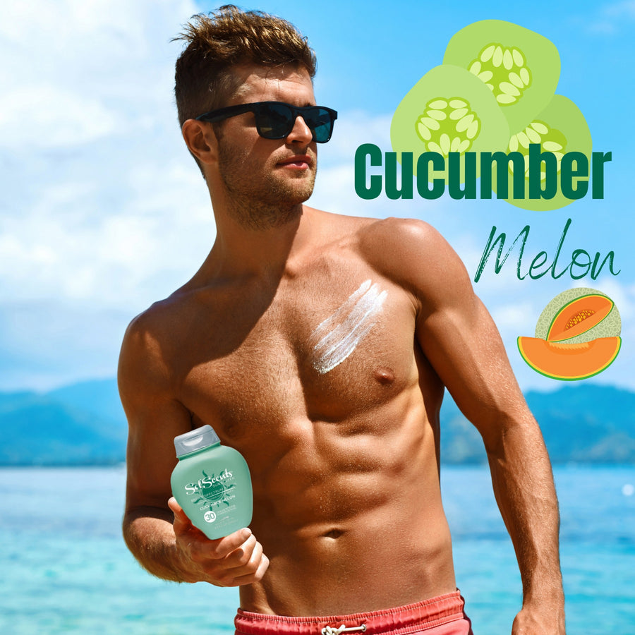 Solscents® Cucumber Melon Sunscreen & Antioxidant Moisturizer Lotion - SPF 30 SolScents