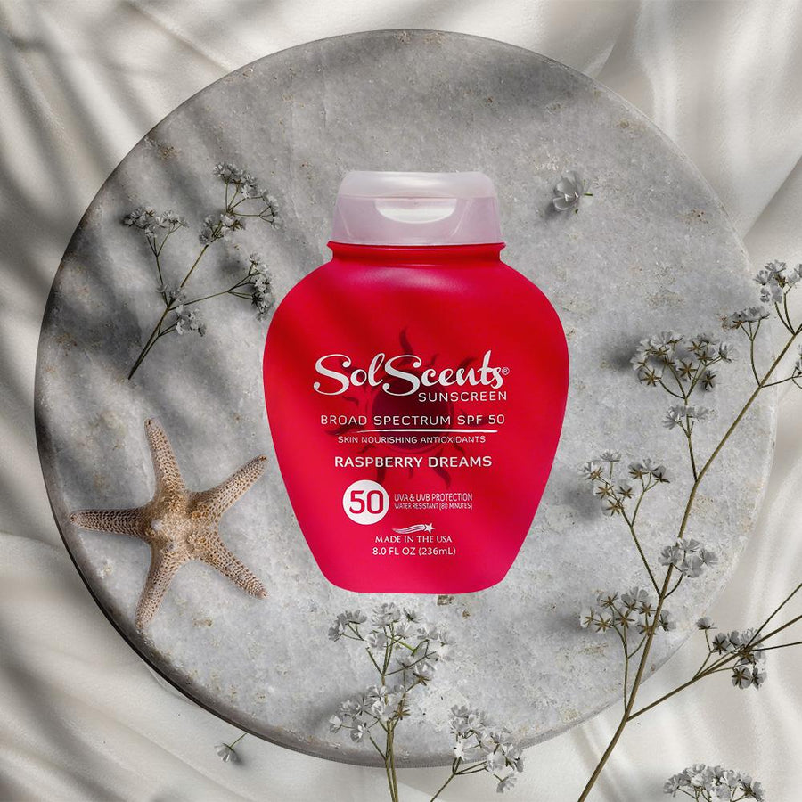 Solscents® Raspberry Dreams Sunscreen Lotion - SPF 50 - SolScents